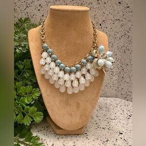 Floral bead necklace